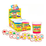 Slime Kimeleka 150g Acrilex - Caixa Com 6 Potes - Squishy