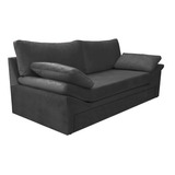 Divan Cama + Colchon Sofa Sillon 3 Cuerpos Pana Antimanchas