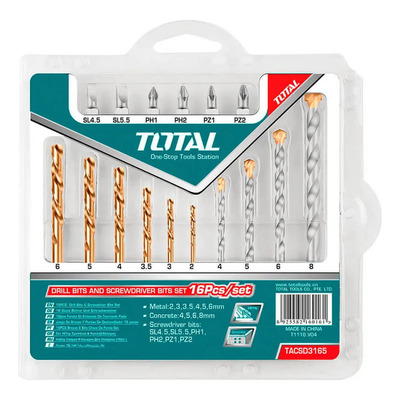 Juego De 10 Brocas Para Metal Y Concreto Y 6 Puntas | MercadoLibre
