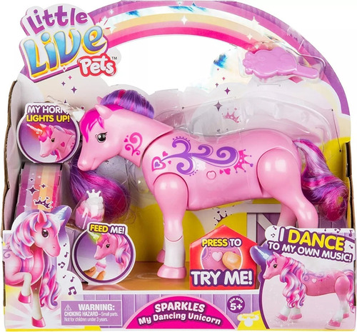 Unicornio Interactivo Little Live Pets  - Baila Y Se Ilumina