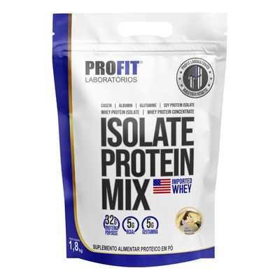Suplemento En Pó Profit Laboratórios Proteínas Sabor Baunilha X 1.8kg