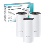 Kit 3 Roteadores Rede Mesh Deco M4 Tp-link Ac1200 Mbps Wifi