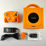 Console Nintendo Gamecube Laranja Com Picoboot