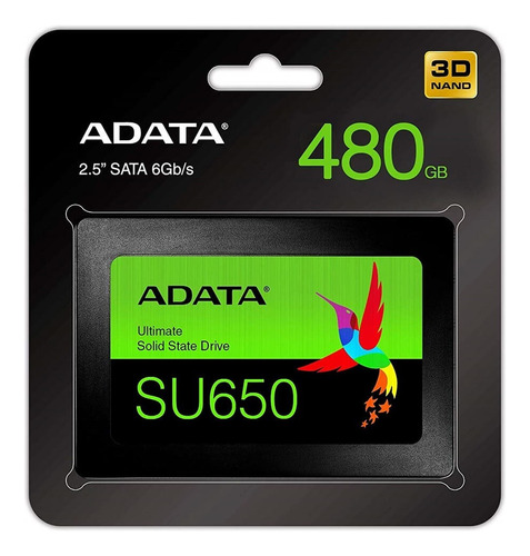 Ssd Adata Su650 480gb Sata Iii 2.5  - Asu650ss-480gt-r