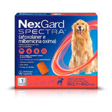Nex Gard Spectra Para Cães De 30,1 A 60kg - 1 Tablete