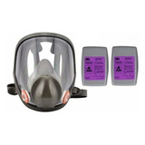 6800 Cara Complete Gas Mask With Filters 3m 7093cn