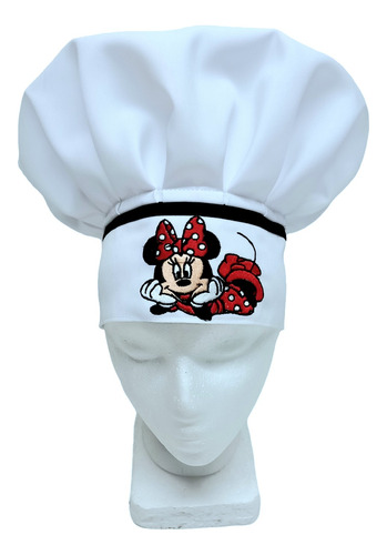 Gorro De Chef Para Niños Con Diseño Bordado.