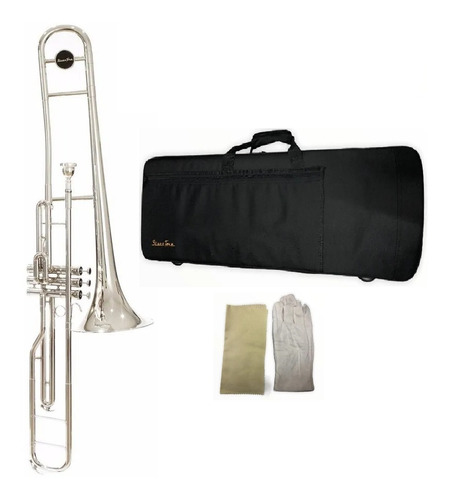 Trombon Embolos Do Niquelado Silvertone Sltb002