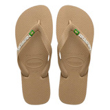 Havaianas Ojotas - Brasil Logo 3581 Rose Gold