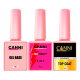 Kit Blindagem Canni Color Manicure Profissional Unhas Em Gel