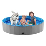 Piscina Plegable Bañera Portátil Para Perros Mascotas Niños