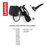  Cargador Original Lenovo Adl45wcc 20v 2.25a Idea Pad 100-30