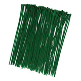 Zzranye 10 Pulgadas 3 Mm Verde Oscuro Nylon Garden Cable Zip