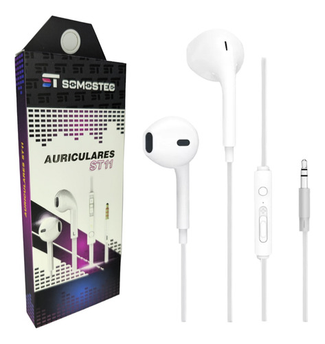 Auriculares In Ear St11 Manos Libres Micrófono 3.5mm 