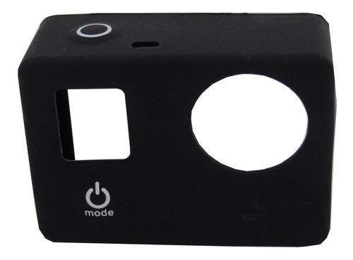 Funda Silicona Para Gopro Hero 3/3+/4 Y Lente Protector