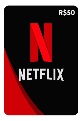 Cartão Pré Pago Netflix R$50 Cartão Digital !-100% Original!