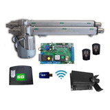 Kit Duo Combat 1/4 Hp Seg Portón Abatible/modulo Wifi/chapap