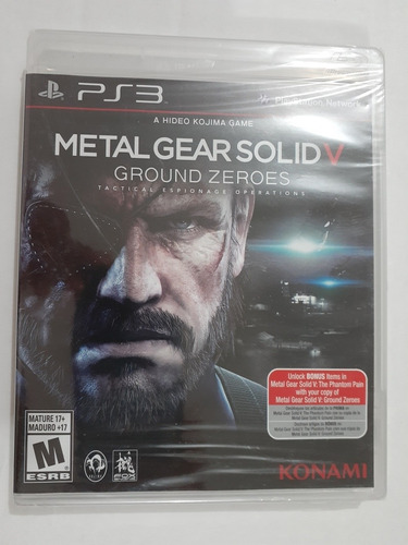 Metal Gear Solid V Ground Zeroes Playstation 3 Ps3