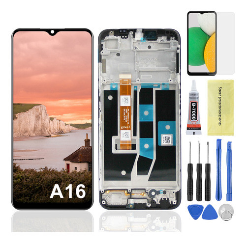 Pantalla Original Para Oppo A16 A16s A54s Cph2269 Con Marco