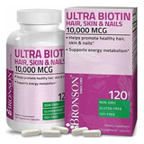 Ultra Biotina 10000 Natural Piel Uñas Pelo Metabolismo 120c