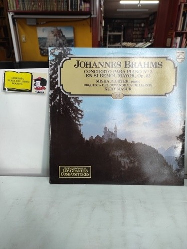 Lp - Acetato - Johannes Brahms - Los Grandes Compositores
