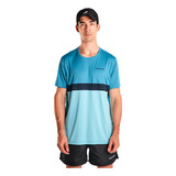 Remera Hombre Tenis Padel Babolat Drive Celeste