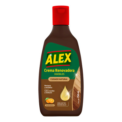 Alex Crema Renovadora Muebles Naranja 250 Ml | MercadoLibre