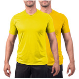 Kit 2 Camisas Masculina Gola Redonda Básica Lisa - Coloridas