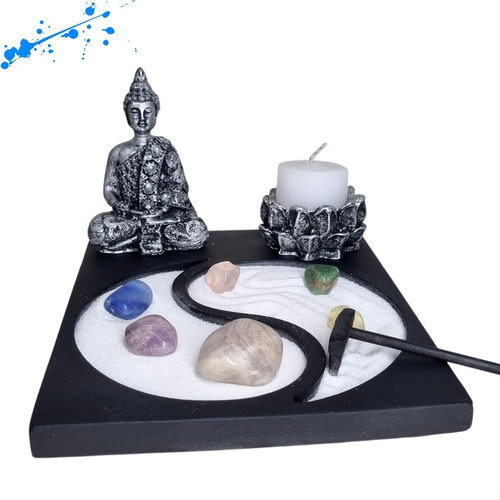 Jardim Zen Japones Buda Hindu Meditação Yin Yang Completo