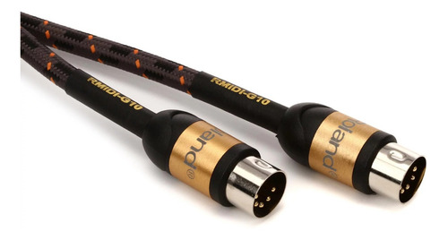 Cable Midi Chapado En Oro 3 Mts Serie Gold Roland Rmidi-g10