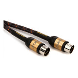 Cable Midi Chapado En Oro 3 Mts Serie Gold Roland Rmidi-g10