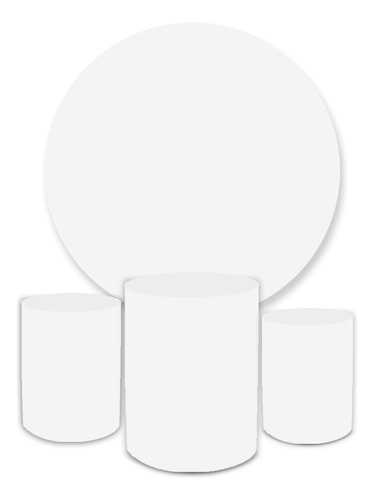 Kit Capa Painel Redondo 1,5 +trio Liso Varias Cores Promoção