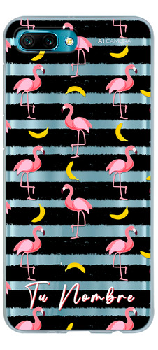 Funda Para Honor Flamingos Personalizada Con Nombre