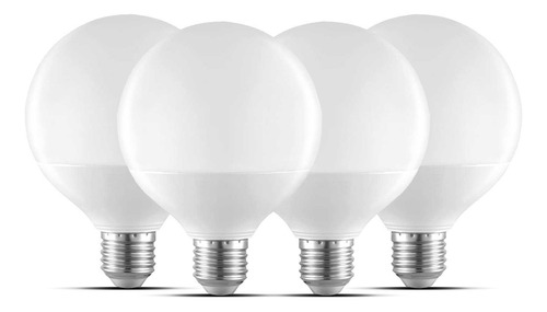 Lampara Luz Led Globo Comun E27 12w 6000k 3500k 220v Pack X4