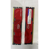 Memória Team Vulcan 4gb Ddr3 2400mhz Cl11 Red 