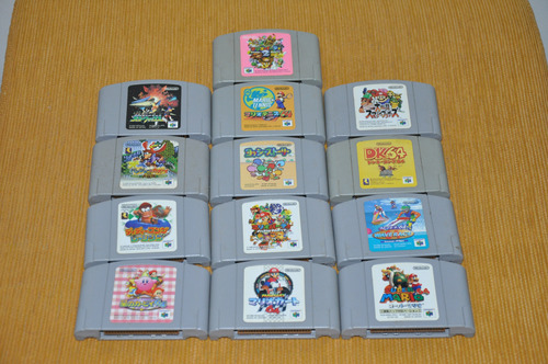 Lote 13 Cartuchos Fitas Japonesas Nintendo 64 [n64] Original