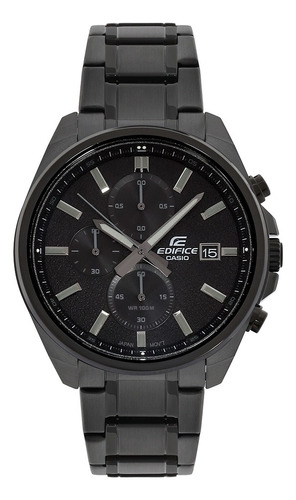 Reloj Casio Edifice Efv-610dc-1avudf Hombre Color De La Correa Negro Color Del Bisel Negro Color Del Fondo Negro