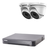 Kit 2 Camaras Seguridad Hikvision Dvr Full Hd 2mp Exterior