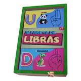 Brinquedo Pedagógico Alfabeto Ilustrado Libras Premium V. 2