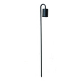 Luminária Poste Balizador Joy Curvo Soquete Gu10 - 100cm Cor Da Estrutura Preto