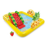 Centro Acuático Inflable Para Niños Frutal Intex 57158 Tobog