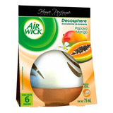 Aromatizante Air Wick Deco Sphere Papaya Mango 75 Ml