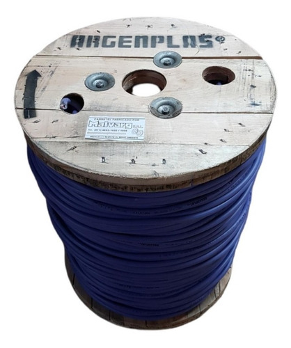 Cable Subterraneo 2x4 Argenplas X 50 Mts