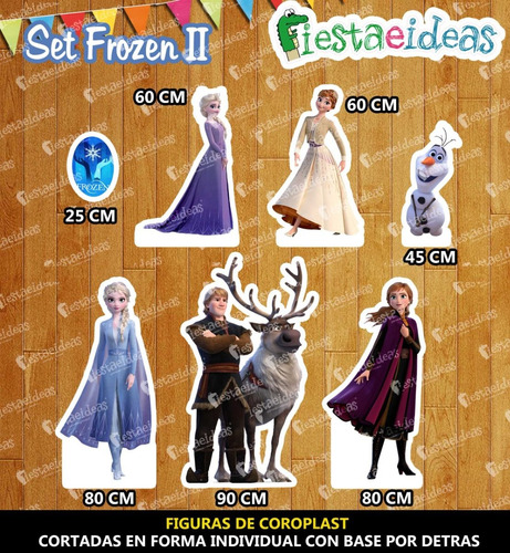 Figuras Coroplast Frozen 1 O 2