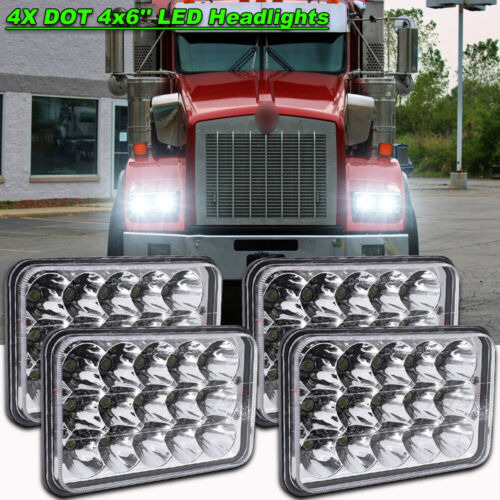 Faros Led 4x6 Para Kenworth T800 T600 W900b