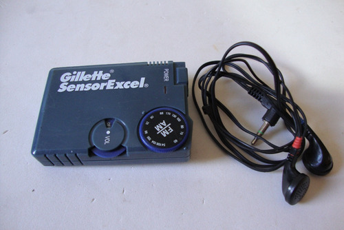 Radio Gillette Sensor Exel - Funcionando - Com Red Fone