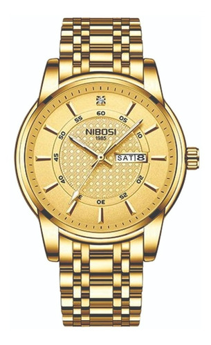 Relógios Nibosi Esportivo Para Homens  2381 Dourado