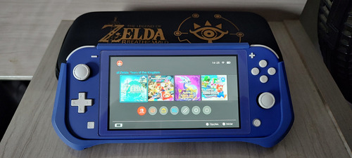 Nintendo Switch Lite Standard Azul - Desbloqueado 128gb