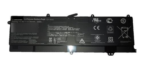 Batería C21-x202 Para Laptop Asus ® 7.4v 38wh 5136mah