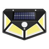 Luz Panel Solar 100 Led Con Sensor De Movimientos !!